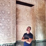 Ross taking in the Alhambra.